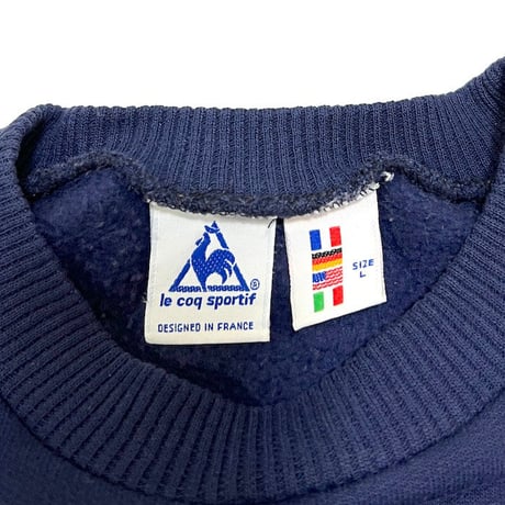 【USED】80'S-90'S LE COQ SPORTIF PREPPY SWEATSHIRT