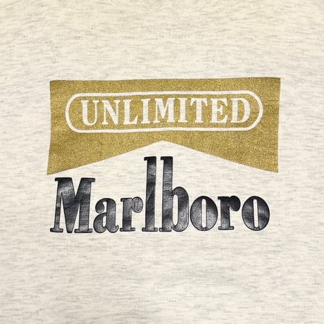 【USED】90's Marlboro Gold Logo Lizard Series Crewneck Sweatshirt