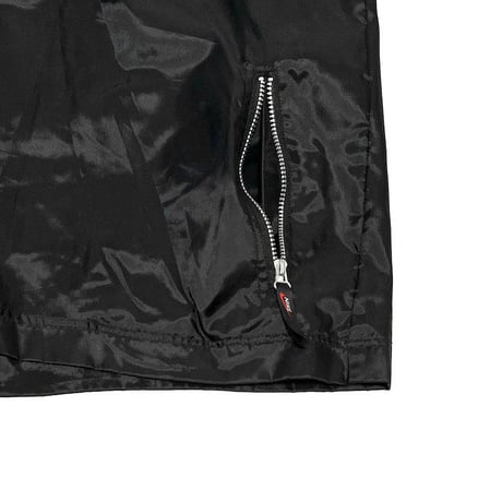【USED】90'S NIKE CENTER LOGO HALF-ZIP NYLON JACKET BLACK