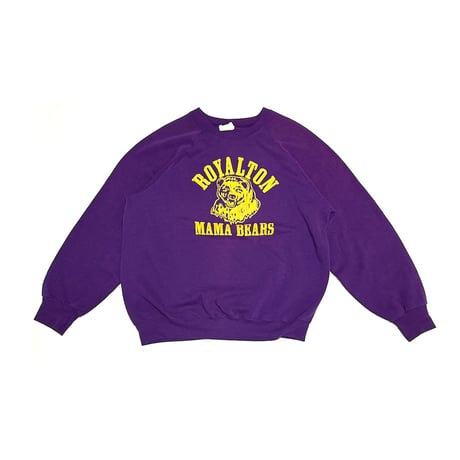 【USED】90's Lee College Sweatshirt "ROYALTON MAMA BEARS"