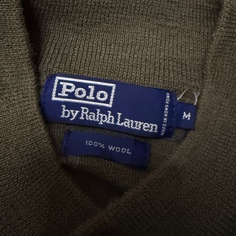 【DEAD STOCK】90's Polo by Ralph Lauren MILITARY WOOL SWEATER