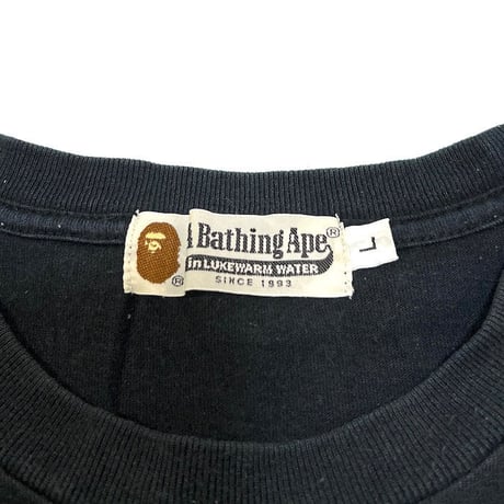 【USED】90'S A BATHING APE APE HEAD T-SHIRT