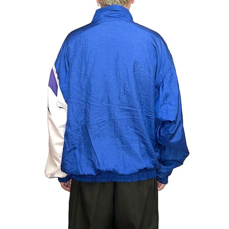 【USED】90'S REEBOK PINWHEEL GRAPHIC NYLON JACKET