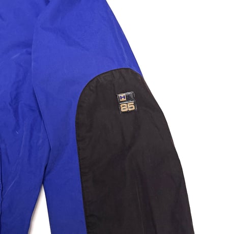 【USED】90's Tommy Hilfiger Athletics Dual Half-Zip Pullover Blue × Black