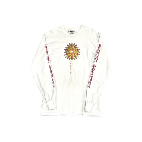 【USED】90'S ANARCHIC ADJUSTMENT ORGANIC TECHNOLOGY L/S T-SHIRT WHITE