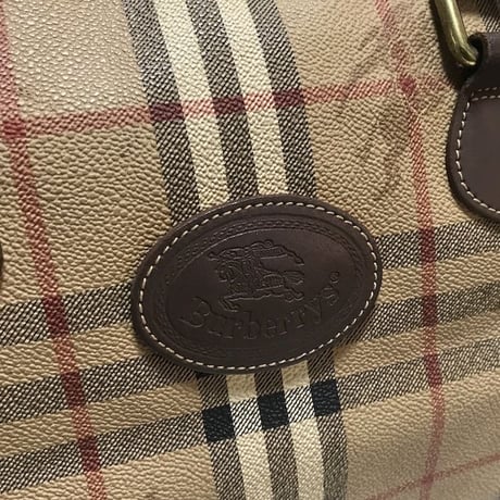 【USED】VINTAGE BURBERRYS MINI BOSTON BAG