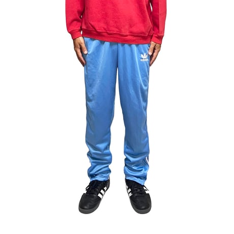 【USED】90's adidas? TRACK PANTS SKY BLUE