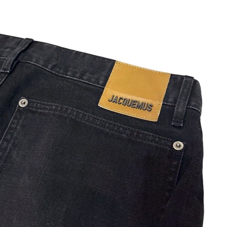 【USED】JACQUEMUS LE GADJO 6-POCKET BLACK JEANS