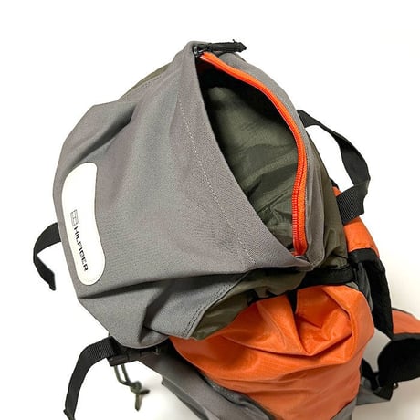 【USED】90'S-00'S TOMMY HILFIGER BACKPACK GRAY KHAKI × ORANGE