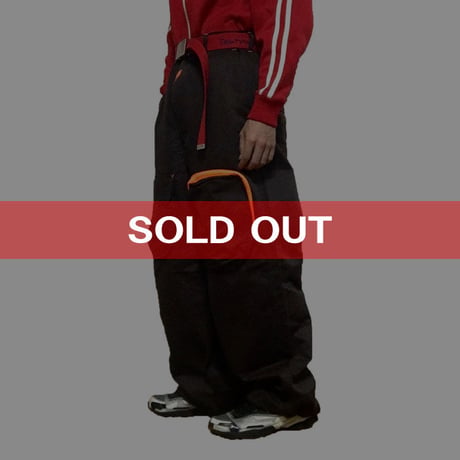 【USED】90'S W&LT SOLID POCKET BUGGY PANTS