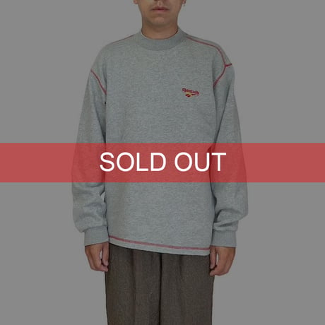 【USED】90'S REEBOK ONE POINT LOGO EMBROIDERY SWEATSHIRT
