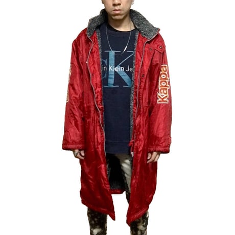 【USED】90'S KAPPA SPORTS COAT RED