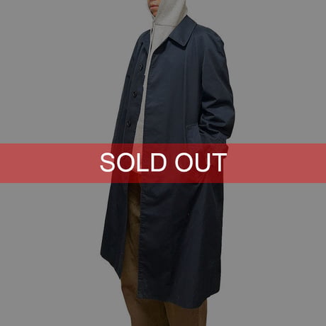 【USED】80'S-90'S BURBERRYS  NAVY BALMACAAN COAT MADE IN ENGLAND