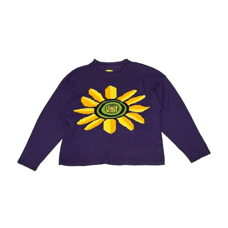 【USED】UNIF SUNFLOWER KNIT SWEATER