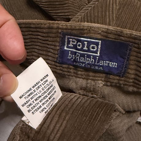 【USED】80's-90's Polo by Ralph Lauren CORDUROY SHORTS