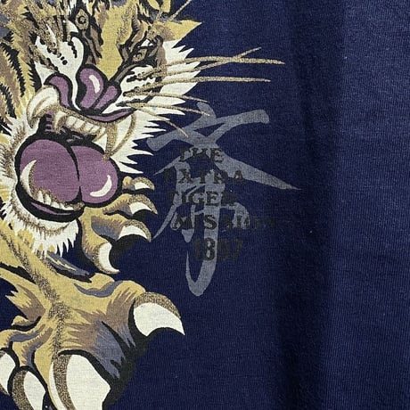 【DEAD STOCK】90'S KANSAI YAMAMOTO TORA T-SHIRT (ONEITA BODY)