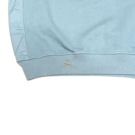 【DEAD STOCK】90's NIKE SWOOSH DESIGN SWEATSHIRT DUSTY BLUE