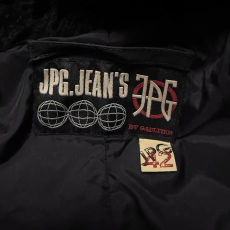 【USED】90's JPG Jean’s by Gaultier Hybrid N-3B × Fishtail Mods Coat Black