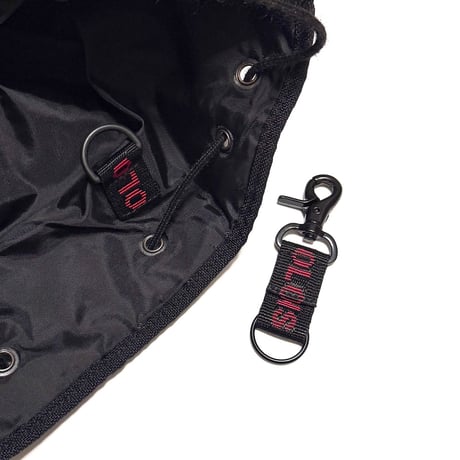 【USED】90's-00's Polo Jeans Co. Ralph Lauren Black Denim Drawstring Backpack