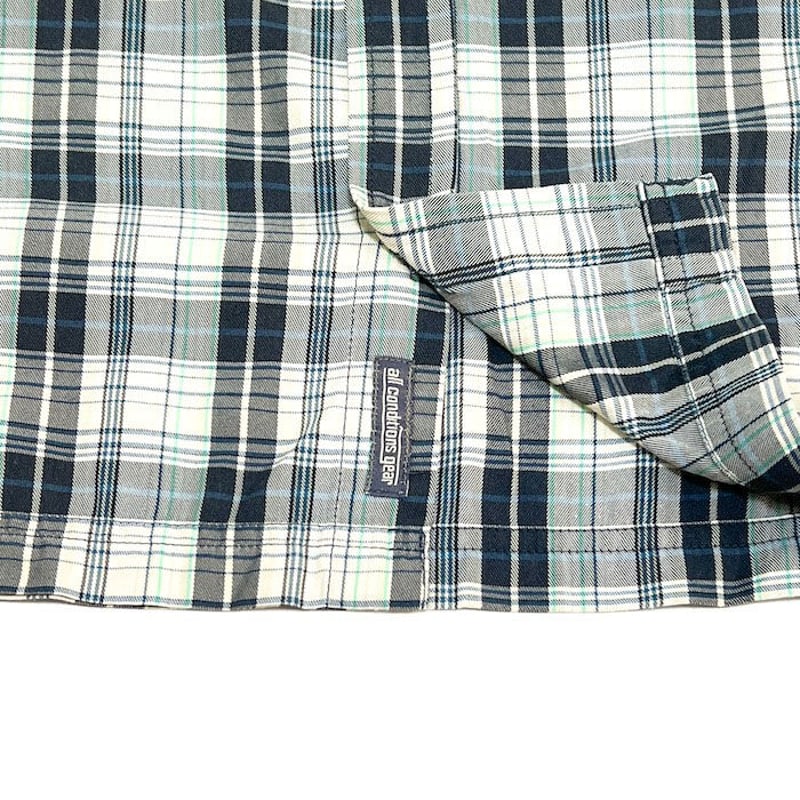 USED】00'S NIKE ACG S/S CHECK SHIRT | KONBINI