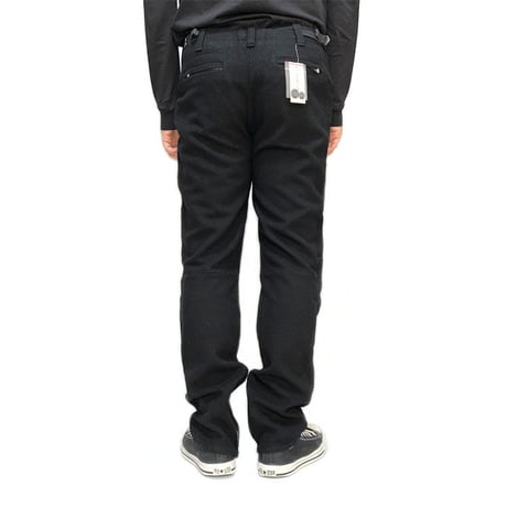 【DEAD STOCK】HELMUT LANG 1998 AW BLACK BOILED WOOL  BIKER PANTS