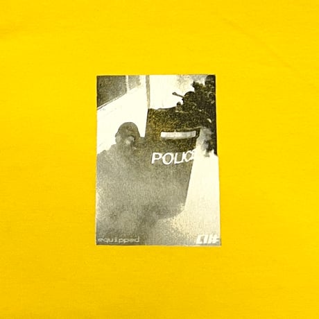 【USED】90's ALPHANUMERIC POLICE T-SHIRT