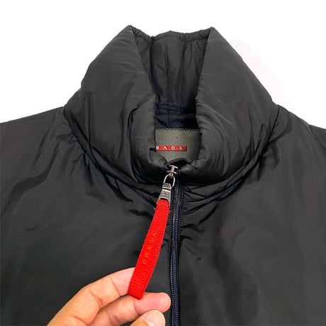 【USED】00'S PRADA LINEA ROSSA NYLON PADDED COAT
