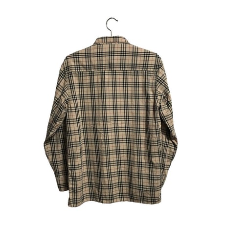 【USED】00'S BURBERRY LONDON NOVA CHECK SHIRT