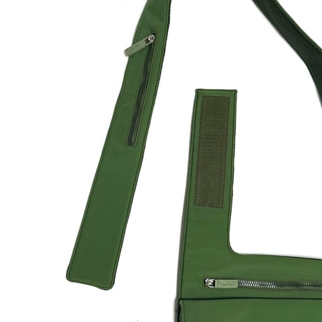 【USED】miu miu 1999ss Technical Shoulder Bag Military Green