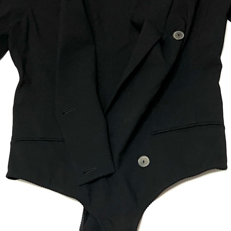 【USED】00's Jean Paul GAULTIER FEMME DOUBLE BREASTED JACKET BODY SUIT