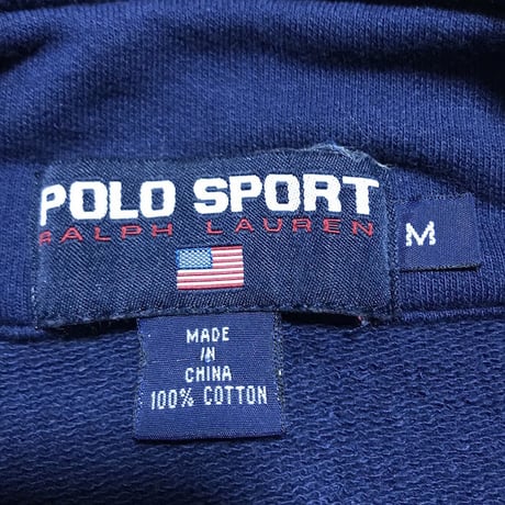 【USED】90'S POLO SPORT HI-NECK SWEATSHIRT