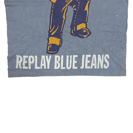 【USED】90's REPLAY “BLUE JEANS” Character  Graphic T-shirt