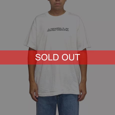 【USED】90's AIRWALK LOGO T-SHIRT