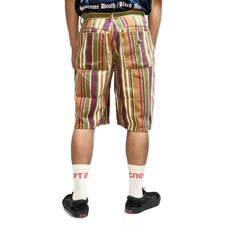 【USED】90'S AIR WALK MULTI STRIPE SHORTS