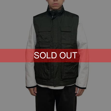【USED】90's OLD GAP TACTICAL NYLON VEST KHAKI