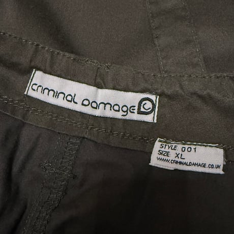 【DEAD STOCK】00s Criminal Damage RAVE BUGGY PANTS