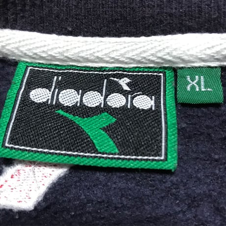 【USED】90'S DIADORA EMBROIDERY SWEATSHIRT
