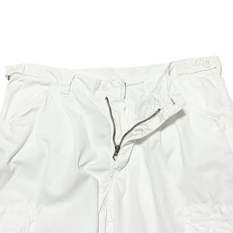 【USED】90'S-00'S POLO BY RALPH LAUREN CARGO PANTS WHITE 33/30