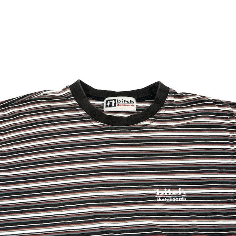 USED】90'S BITCH SKATEBOARDS BORDER T-SHIRT | K USED】90'S BITCH SKATEBOARDS BORDER T-SHIRT | K