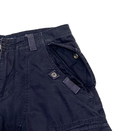 【USED】00'S TOMMY HILFIGER VINTAGE COTTON CARGO PANTS NAVY