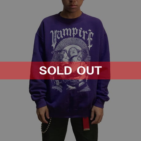 【USED】90'S TIMOTHY BRADSTREET VAMPIRE SWEATSHIRT