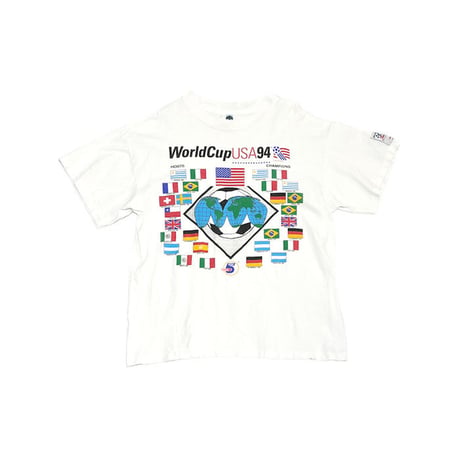 【USED】90'S WORLD CUP USA 94 NATIONAL FLAG T-SHIRT