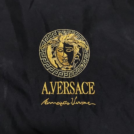 【USED】90'S A.VERSACE NYLON TRACK JACKET