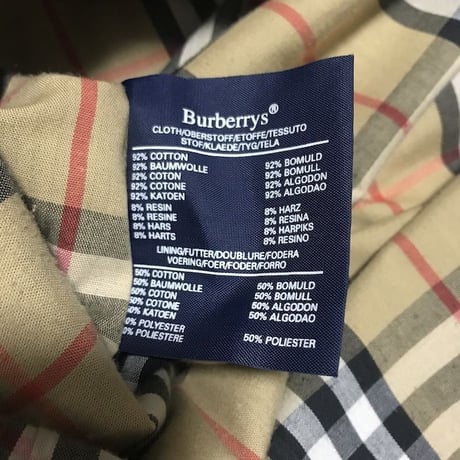 【USED】80'S-90'S BURBERRYS SHORT COAT MADE IN ENGLAND