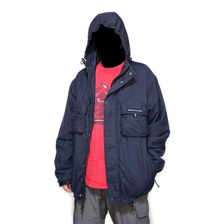 【USED】00'S NAUTICA 3D POCKET HOODED JACKET