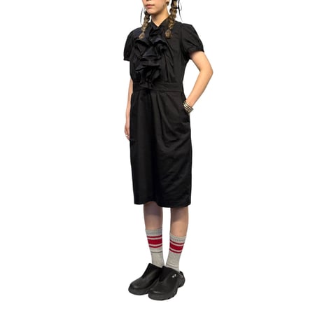 【USED】00's THE LIMITED RUFFLE BLOUSE DRESS