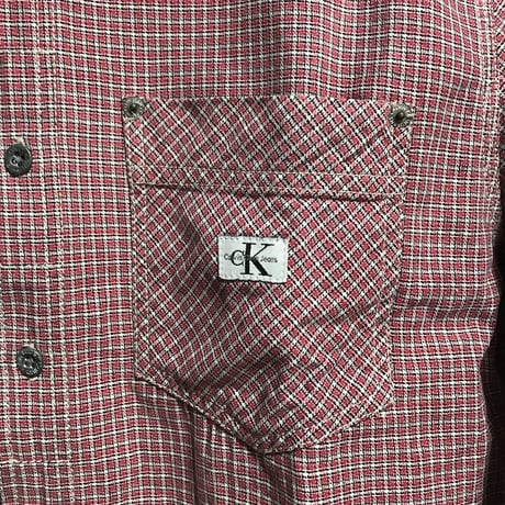 【USED】90'S CK CALVIN KLEIN JEANS DUNGAREE SHIRT