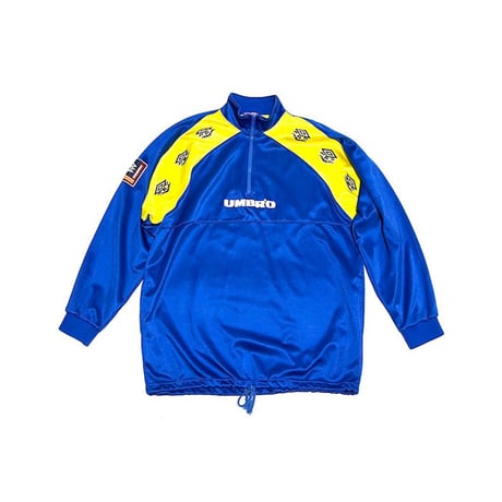 【USED】90'S UMBRO HALF ZIP TRACK PULLOVER JACKET