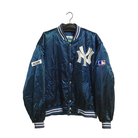 【USED】80'S-90'S NEW YORK YANKEES NYLON VIRSITY JACKET