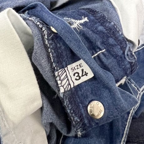 【USED】90'S ARMANI JEANS  CHAMBRAY PANTS